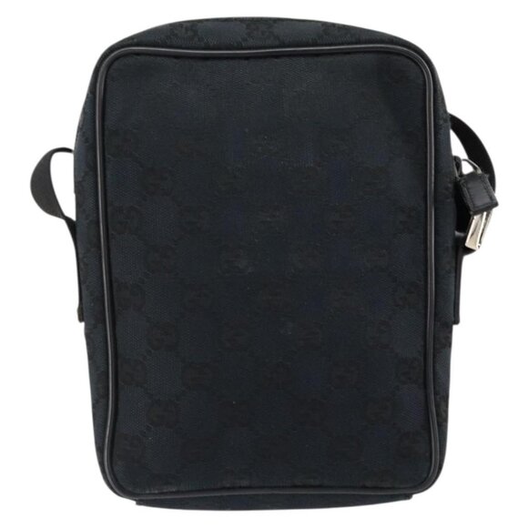 GUCCI GG Canvas Shoulder Bag Black Auth 152032 - Picture 3 of 16